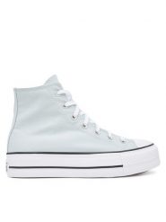 Converse Trampki Chuck Taylor All Star Lift Platform A11873C Błękitny. Niebieskie trampki i tenisówki damskie Converse, bez wzorów, z materiału, retro, bez zapięcia. Za 269.99 zł.