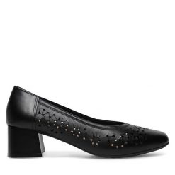Czółenka Lasocki. Czarne czółenka damskie Lasocki, bez wzorów, bez obcasa, bez zapięcia. Za 137.99 zł.