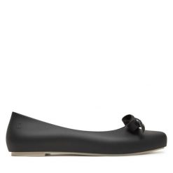Baleriny Melissa. Czarne baleriny damskie Melissa, bez wzorów, bez obcasa. Za 249.99 zł.
