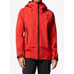 Kurtka z membraną damska Columbia Saudan Pro 3L Shell. Czerwone kurtki damskie Columbia, l, bez wzorów, bez kaptura, trekkingowe. Za 1,217.99 zł.