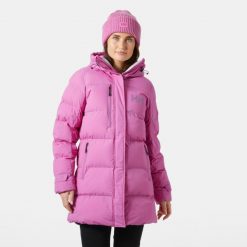 Parka damska z kapturem Helly Hansen Adore. Czerwone parki damskie Helly Hansen, na zimę, bez wzorów, eleganckie, z kapturem. W wyprzedaży za 1,233.50 zł.