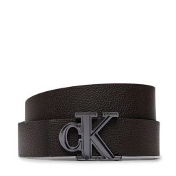 Pasek Męski Calvin Klein Jeans. Czarne paski damskie Calvin Klein Jeans, bez wzorów, z jeansu. Za 299.99 zł.