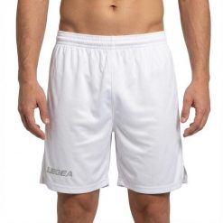 Krótkie Spodenki do Siatkówki Treningowe Damskie Białe. Białe szorty sportowe damskie Legea, xl, bez wzorów, z bawełny, do biegania. Za 68.00 zł.
