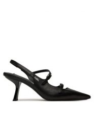 KARL LAGERFELD Szpilki KL33623 Czarny. Czarne szpilki damskie KARL LAGERFELD, bez wzorów, ze skóry, bez obcasa, bez zapięcia. Za 629.99 zł.