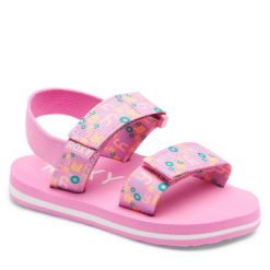 Sandały Roxy. Czerwone sandały dziewczęce Roxy, bez zapięcia. Za 79.99 zł.