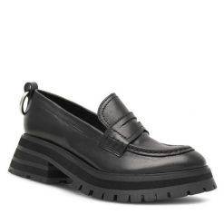Loafersy Sergio Bardi. Czarne mokasyny damskie Sergio Bardi. Za 279.00 zł.