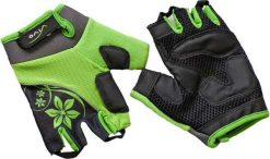 Vivo Rękawiczki rowerowe damskie Lady SB-01-3151 zielono-czarne r. M (4962252). Czarne rękawiczki damskie VIVO, bez wzorów. Za 39.00 zł.