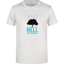 T-shirt męski NELL Alvin White XL, 150 g/m², 100% bawełna. Białe t-shirty męskie ENELL, m, bez wzorów, z bawełny, bez kołnierzyka. Za 141.99 zł.