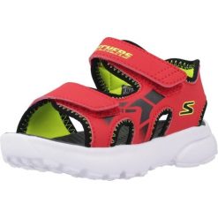 Sandały SKECHERS RAZOR SPLASH Czerwony. Czerwone sandały męskie Skechers, z syntetyku, bez zapięcia. Za 137.99 zł.