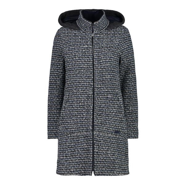 Płaszcz damski z kapturem CMP. Niebieskie płaszcze damskie CMP, bez wzorów, z materiału, eleganckie, długie, z kapturem. Za 557.00 zł.