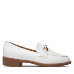 Loafersy DeeZee. Białe mokasyny damskie DeeZee. Za 69.99 zł.