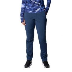 Spodnie Damskie Vest Canyon Softshell High Rise. Niebieskie spodnie sportowe damskie Columbia, bez wzorów, z softshellu, trekkingowe. Za 478.99 zł.