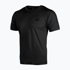 Koszulka męska Octagon Small Logo. Czarne koszulki sportowe męskie OCTAGON, l, bez wzorów, z bawełny, bez kołnierzyka, bez ramiączek. Za 94.99 zł.