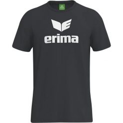Koszulka Erima Promo. Czarne koszulki sportowe męskie Erima, l, bez wzorów, z bawełny, bez kołnierzyka, bez ramiączek, do piłki nożnej. Za 100.20 zł.