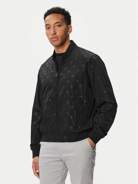 KARL LAGERFELD Kurtka bomber 505005 563538 Czarny Regular Fit. Czarne kurtki męskie KARL LAGERFELD, m, bez wzorów, z syntetyku, bez kaptura. Za 1,483.99 zł.