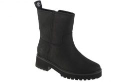 Buty zimowe damskie, Carnaby Cool Wrmpullon WR. Czarne trekkingi damskie Timberland, na zimę, przed kolano, trekkingowe. Za 599.99 zł.