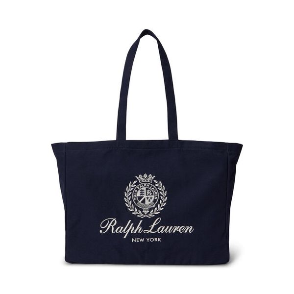 Torebka Polo Ralph Lauren. Czarne torebki do ręki damskie Polo Ralph Lauren, bez wzorów, bez dodatków. Za 467.99 zł.