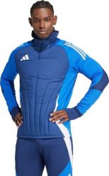 Bluza męska adidas Tiro 24 Competition Winterized niebieska IY0120 XL. Niebieskie bluzy męskie Adidas, m, bez wzorów, bez kaptura. Za 452.34 zł.