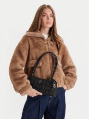 Guess Torebka HWWG80 72080 Czarny. Czarne torebki do ręki damskie Guess, z aplikacjami, ze skóry, bez dodatków. Za 329.99 zł.