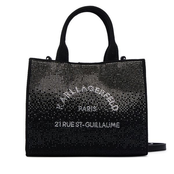 Torebka KARL LAGERFELD. Czarne torebki do ręki damskie KARL LAGERFELD, bez wzorów, klasyczne, bez dodatków. Za 549.99 zł.