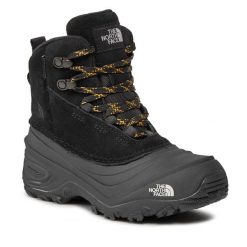 Śniegowce The North Face. Czarne buty zimowe chłopięce The North Face, bez wzorów, bez zapięcia. Za 339.99 zł.
