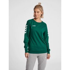 Bluza do piłki ręcznej damska Hummel Go Cotton Sweatshirt Woman. Czerwone bluzy damskie Hummel, xs, bez wzorów, z bawełny, bez kaptura. Za 164.85 zł.