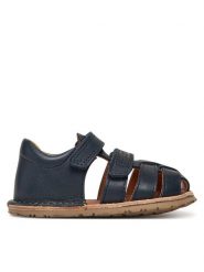 Froddo Sandały Barefoot Flexy Ivi G3150283 M Granatowy. Niebieskie sandały chłopięce Froddo, ze skóry, bez zapięcia. Za 209.99 zł.