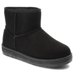 Czarne Śniegowce Big Star Modne Ocieplane Buty Damskie. Czarne kozaki damskie Big Star, z jeansu. Za 129.00 zł.