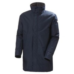 Kurtka przeciwdeszczowa męska Helly Hansen Dubliner Insulated Long. Niebieskie bluzy męskie Helly Hansen, m, bez wzorów, bez kaptura. Za 493.99 zł.