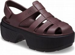 Sandały Dla Kobiet Crocs Stomp Fisherman Sandal. Białe sandały damskie Crocs, bez wzorów, z materiału, bez obcasa, na platformie, bez zapięcia. Za 230.99 zł.