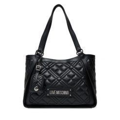 Torebka LOVE MOSCHINO. Czarne torebki do ręki damskie Love Moschino, bez wzorów, klasyczne, bez dodatków. Za 1,029.00 zł.