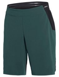 Spodenki rowerowe z wkładką M Kuro Shorts III. Zielone krótkie spodenki sportowe męskie Vaude, m, bez wzorów, z materiału, rowerowe. Za 469.00 zł.