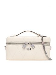 Tory Burch Torebka Charlie 186038 Kremowy. Białe torebki do ręki damskie Tory Burch, bez wzorów, ze skóry, wizytowe, bez dodatków. Za 2,509.00 zł.