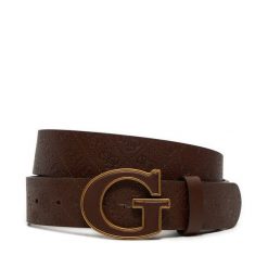 Pasek Męski Guess. Brązowe paski damskie Guess, z aplikacjami. Za 209.99 zł.