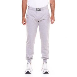 Bluza z kieszenie na co dzień na siłownię. Szare bluzy męskie LEONE 1947 APPAREL, bez wzorów, bez kaptura. W wyprzedaży za 136.83 zł.