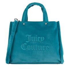 Torebka Juicy Couture. Niebieskie torebki do ręki damskie Juicy Couture, bez wzorów, klasyczne, bez dodatków. Za 349.99 zł.