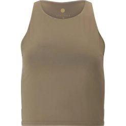 Damski tank top Athlecia Rihal. Brązowe obuwie sportowe damskie Athlecia, bez wzorów, na fitness i siłownię. Za 153.00 zł.