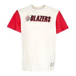 Koszulka Portland Trailblazers NBA Color Blocked. Białe koszulki sportowe męskie Mitchell & Ness, bez wzorów, bez kołnierzyka, bez ramiączek, do koszykówki. Za 238.00 zł.