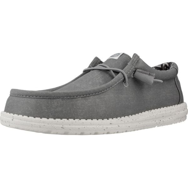 HeyDude Męskie Mokasyny Wally Stretch Canvas. Szare mokasyny męskie Hey dude, z materiału. Za 259.00 zł.