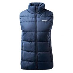 Kamizelka damska Hi-Tec Lady Sanis - granatowa, Rozmiar L. Brązowe kurtki damskie Hi-tec, na jesień, l, bez wzorów, bez kaptura. Za 119.99 zł.