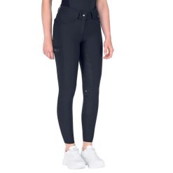 Damskie spodnie jeździeckie o pełnej przyczepności ELT Comfort Ride. Czarne spodnie materiałowe damskie ELT, l, bez wzorów, z elastanu, z podwyższonym stanem. Za 415.00 zł.