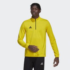 Bluza piłkarska męska Adidas Entrada 22 Training Top. Czarne bluzy męskie Adidas, m, bez wzorów, z poliesteru, bez kaptura. Za 103.00 zł.