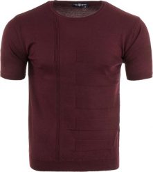 T-shirt męski Jimmy Sanders Zeus bordowy. Czerwone t-shirty męskie Erima, m, bez wzorów, z bawełny, eleganckie, bez kołnierzyka. Za 49.28 zł.