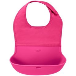 OXO Śliniak Zwijany Pink. Różowe śliniaki dla dzieci Oxo. Za 55.00 zł.
