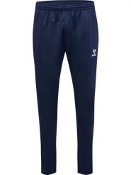 Spodnie do biegania Hummel Essential. Niebieskie spodnie materiałowe damskie Hummel, xl, bez wzorów, z dresówki, z standardowym stanem. Za 75.00 zł.