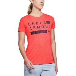 Under Armour Koszulka damska Tborne Train Grph Twist SSC pomarańczowa r. M (1309894-985). Bluzki damskie Under Armour. Za 107.02 zł.