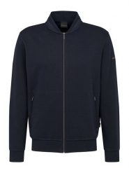 Bugatti Bluza 8750-75174C Granatowy Regular Fit. Niebieskie bluzy męskie Bugatti, l, bez wzorów, z bawełny, bez kaptura. Za 629.99 zł.