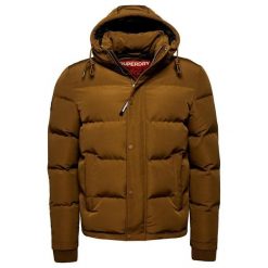 Kurtka z kapturem Superdry Everest. Zielone kurtki męskie Superdry., m, bez wzorów, z puchu, z kapturem. W wyprzedaży za 689.40 zł.