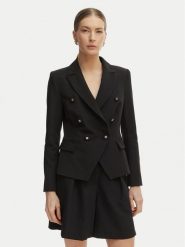 Rinascimento Marynarka CFC0127894003 Czarny Slim Fit. Czarne żakiety damskie Rinascimento, m, bez wzorów, z syntetyku. Za 799.99 zł.