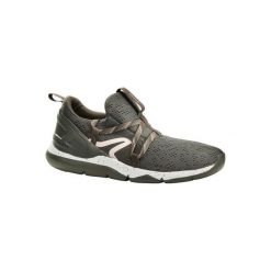 Buty damskie do szybkiego marszu PW 140 kolor khaki/różowy. Obuwie sportowe damskie marki NEWFEEL. Za 59.99 zł.